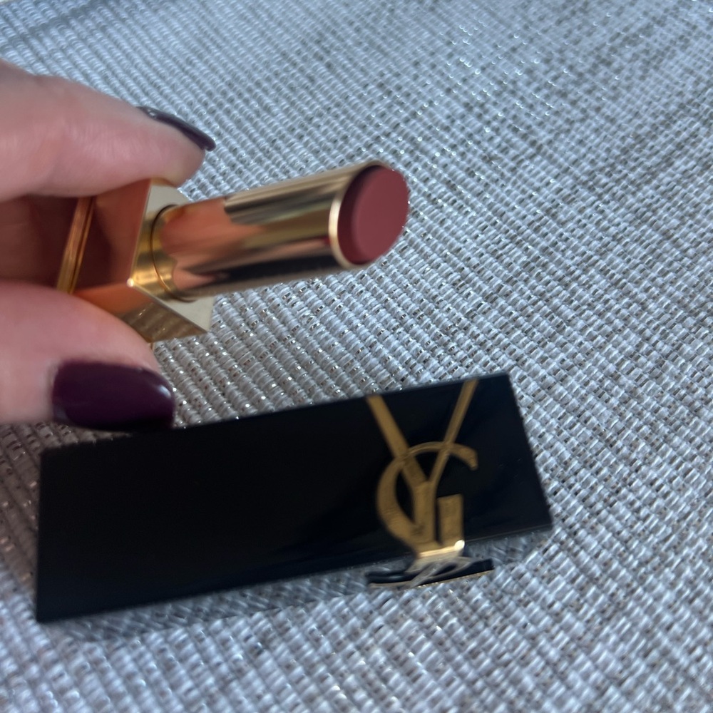 NEW YSL Rouge Pur Couture Lipstick The Bold #6 Reignited Amber - Picture 5 of 7